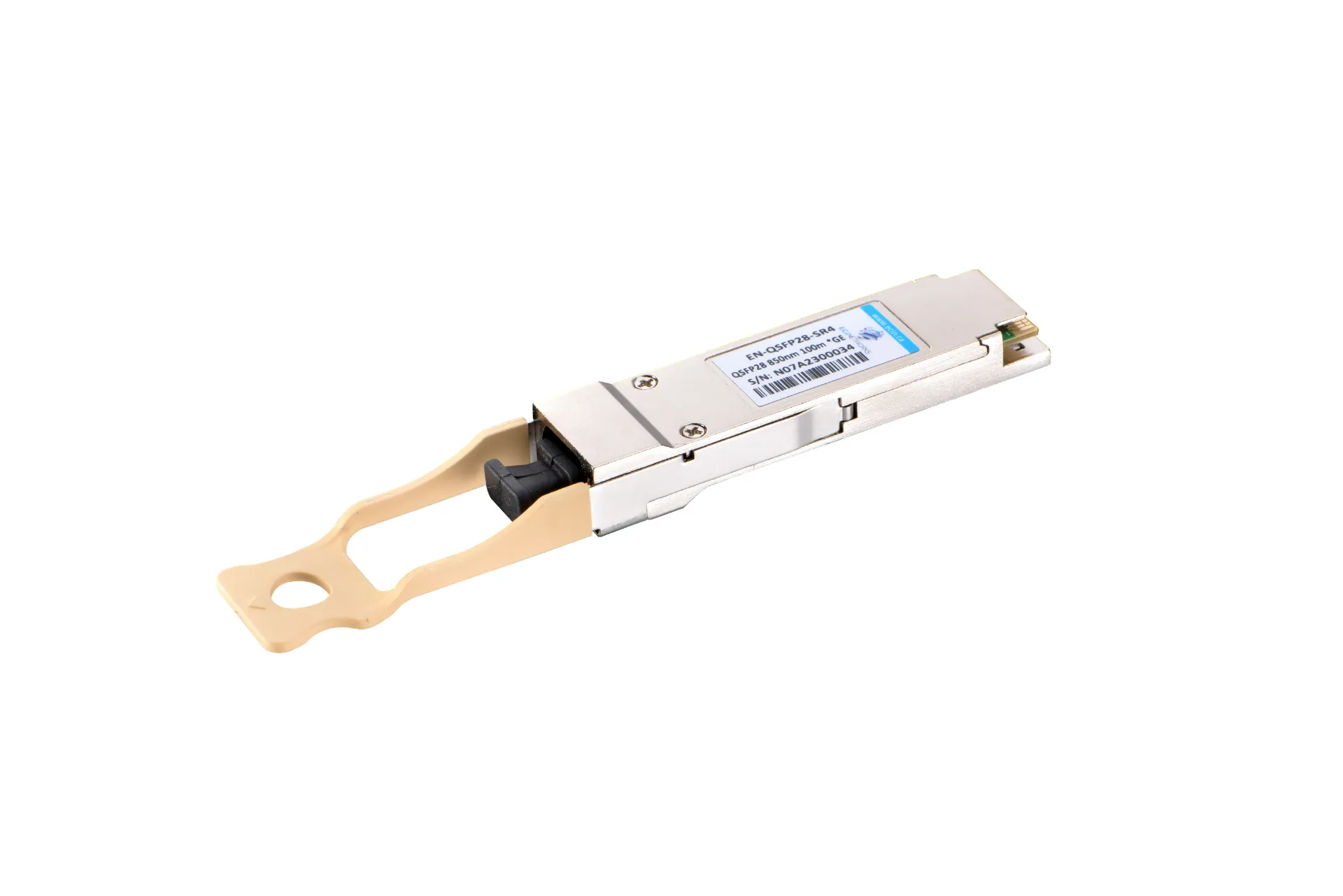 [EN-QSFP40G-SR4-F5] 40G-SR4 QSFP+, 850nm, MMF, 150m, w/t MPO, F5 