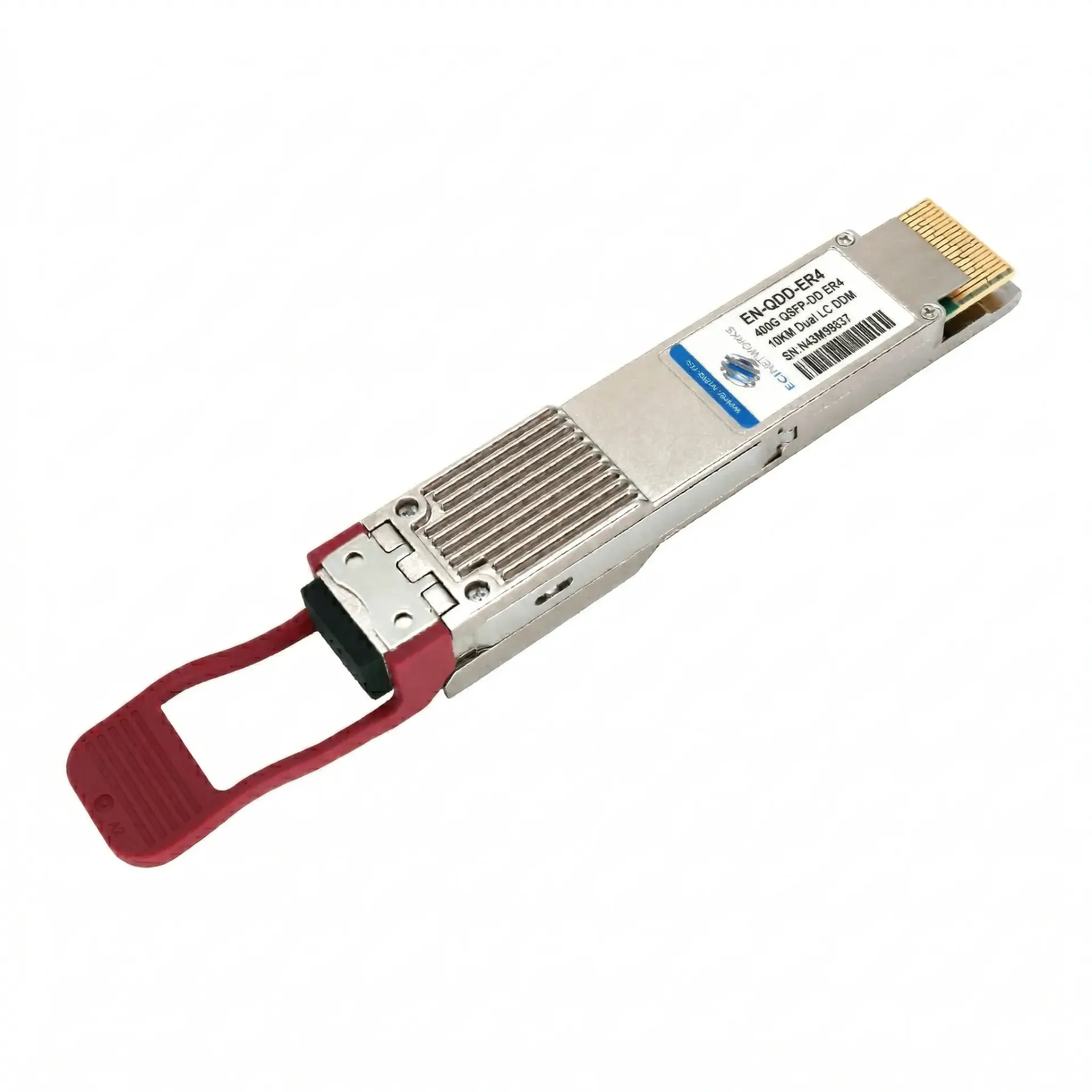[EN-QDD-ER4L] 400GBASE-ER4 Lite QSFP-DD xcvr, 30KM w/t FEC SMF fiber, LC , MSA